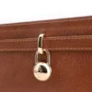 Bolsa Transversal Couro Antique Marrom Claro - imagem 6