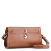 Bolsa Transversal Couro Antique Marrom Claro - imagem 2