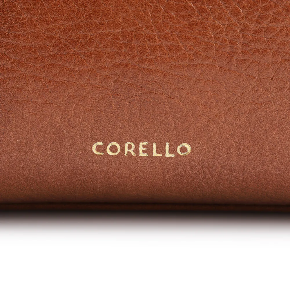 Bolsa Transversal Couro Antique Marrom Claro - imagem 6