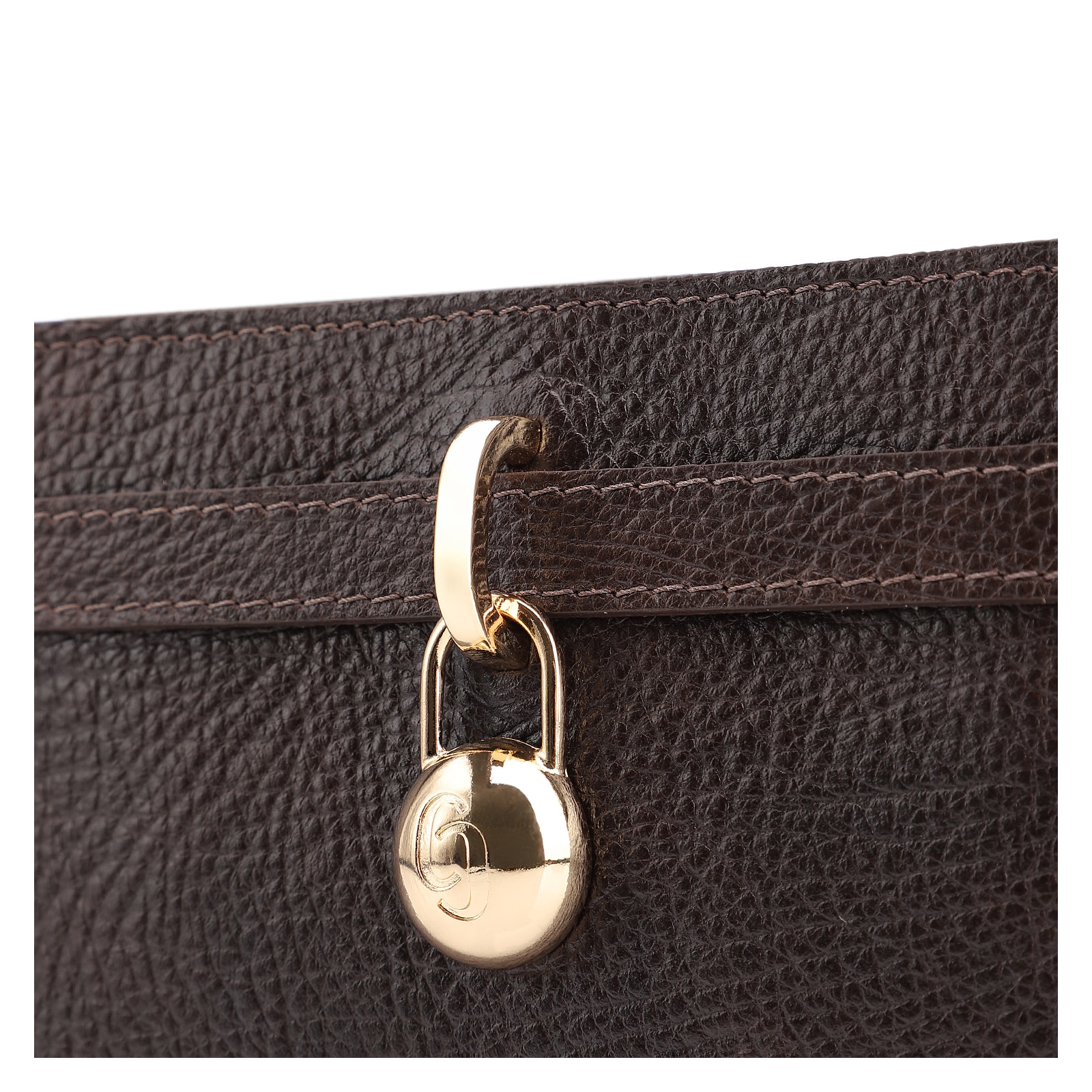 Bolsa Transversal Couro Antique Marrom Escuro