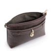 Bolsa Transversal Couro Antique Marrom Escuro - imagem 4