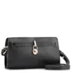 Bolsa Transversal Couro Antique Preto - imagem 3