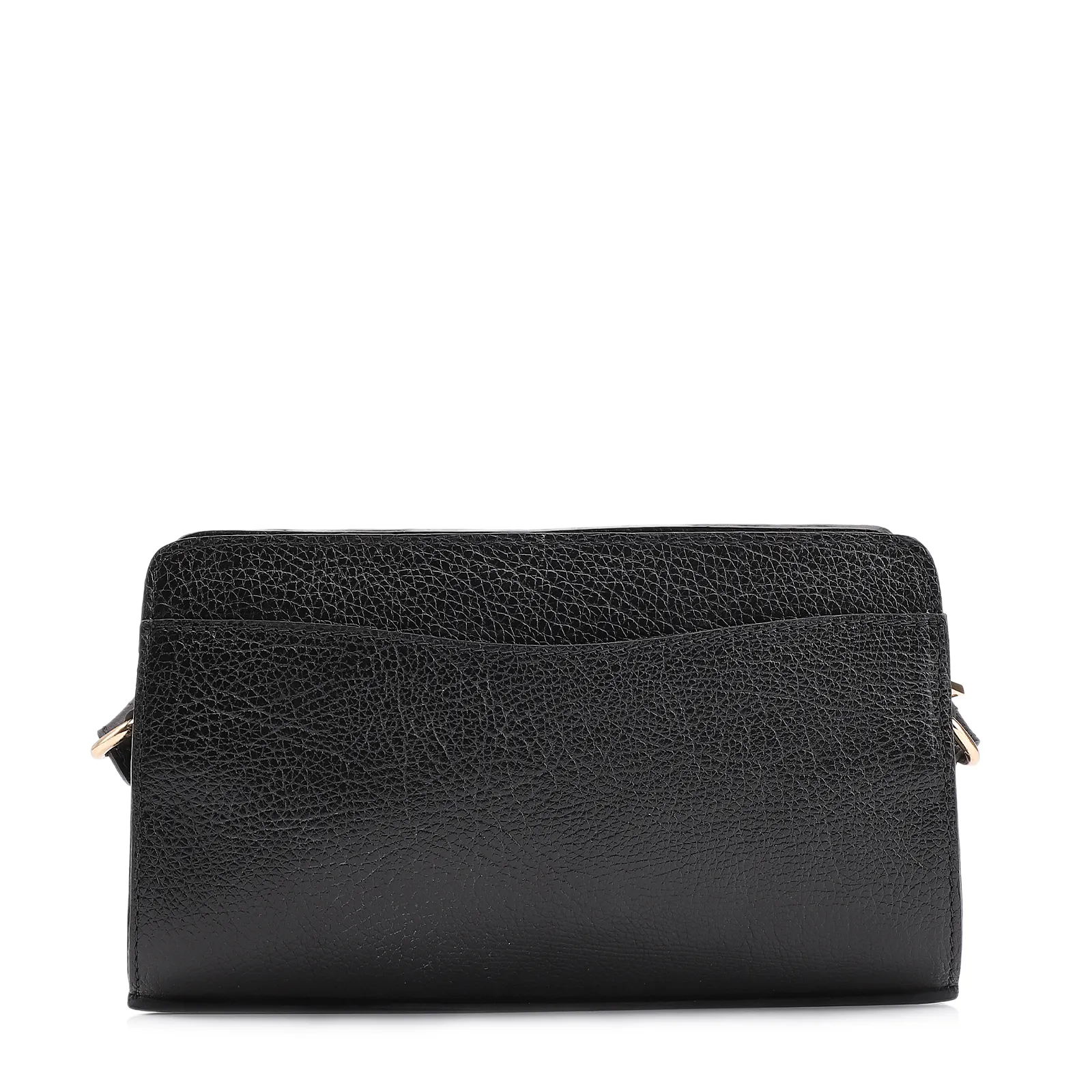Bolsa Transversal Couro Antique Preto