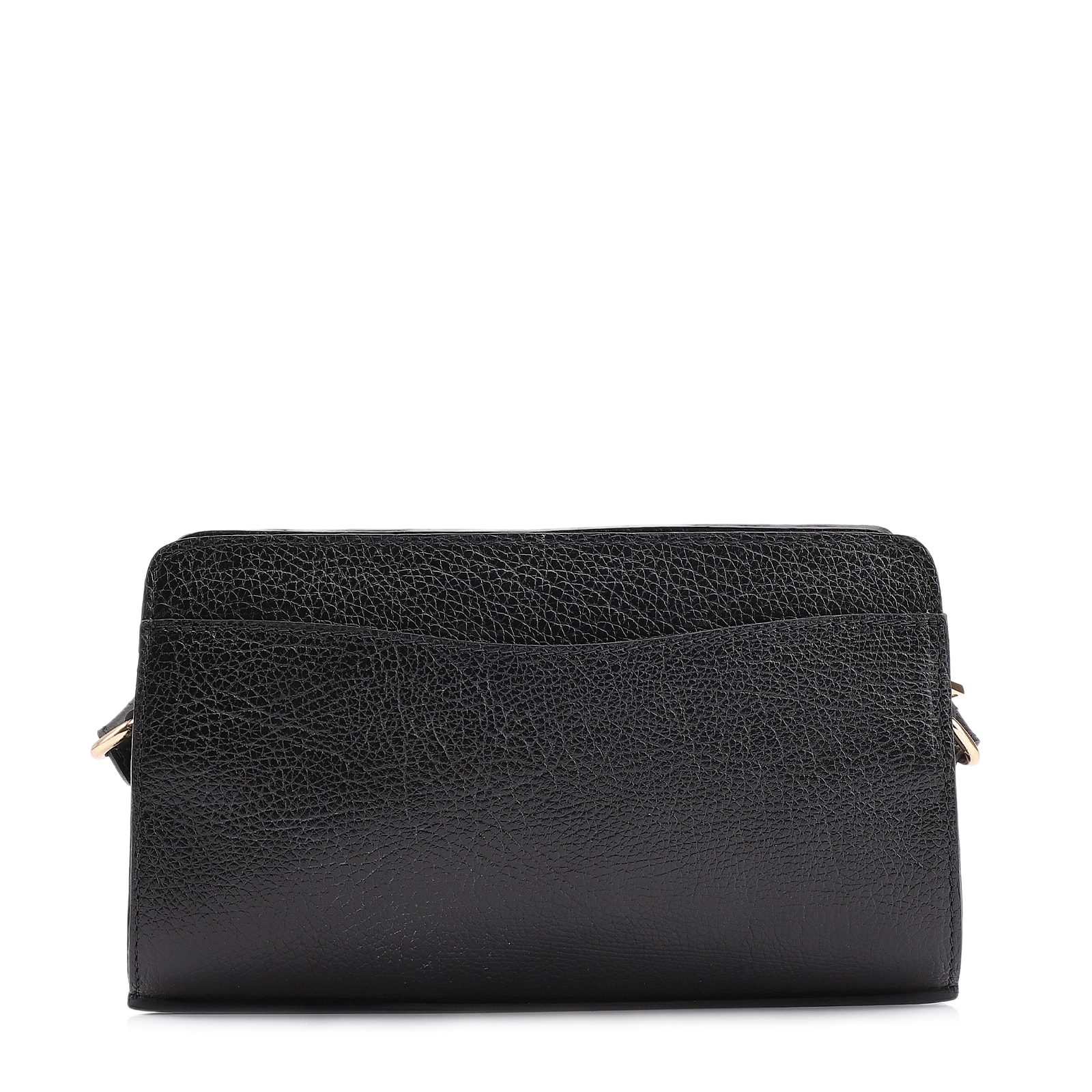 Bolsa Transversal Couro Antique Preto
