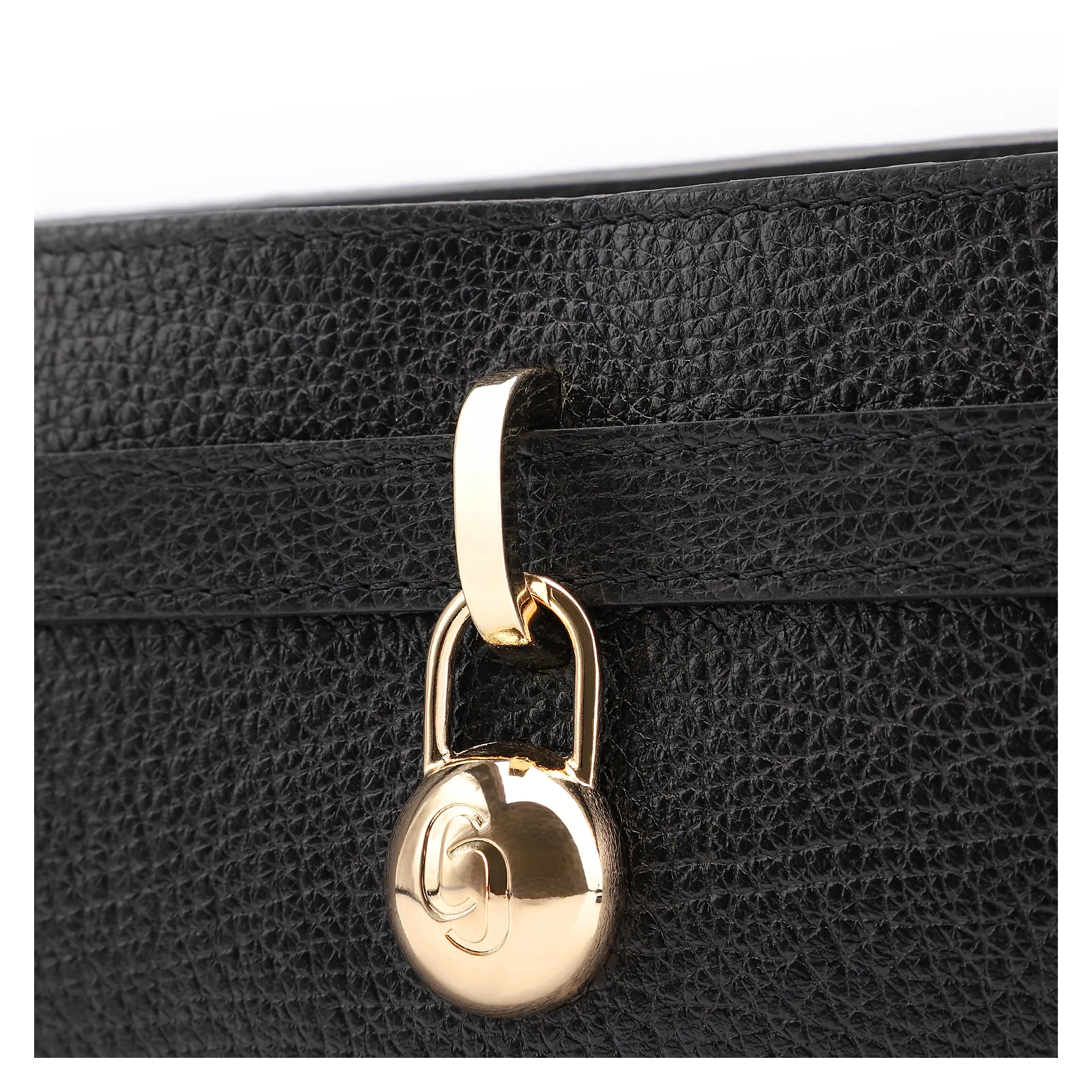 Bolsa Transversal Couro Antique Preto