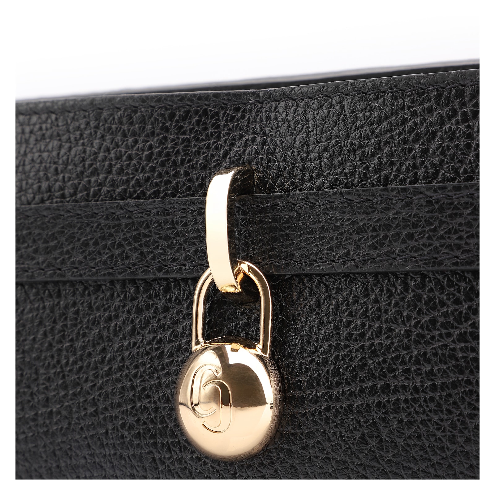 Bolsa Transversal Couro Antique Preto