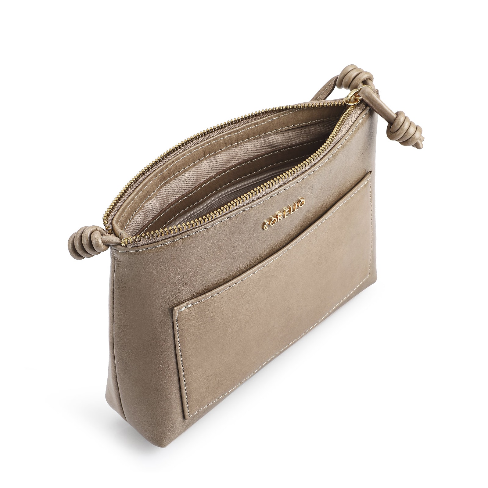 Bolsa Transversal Couro Argila