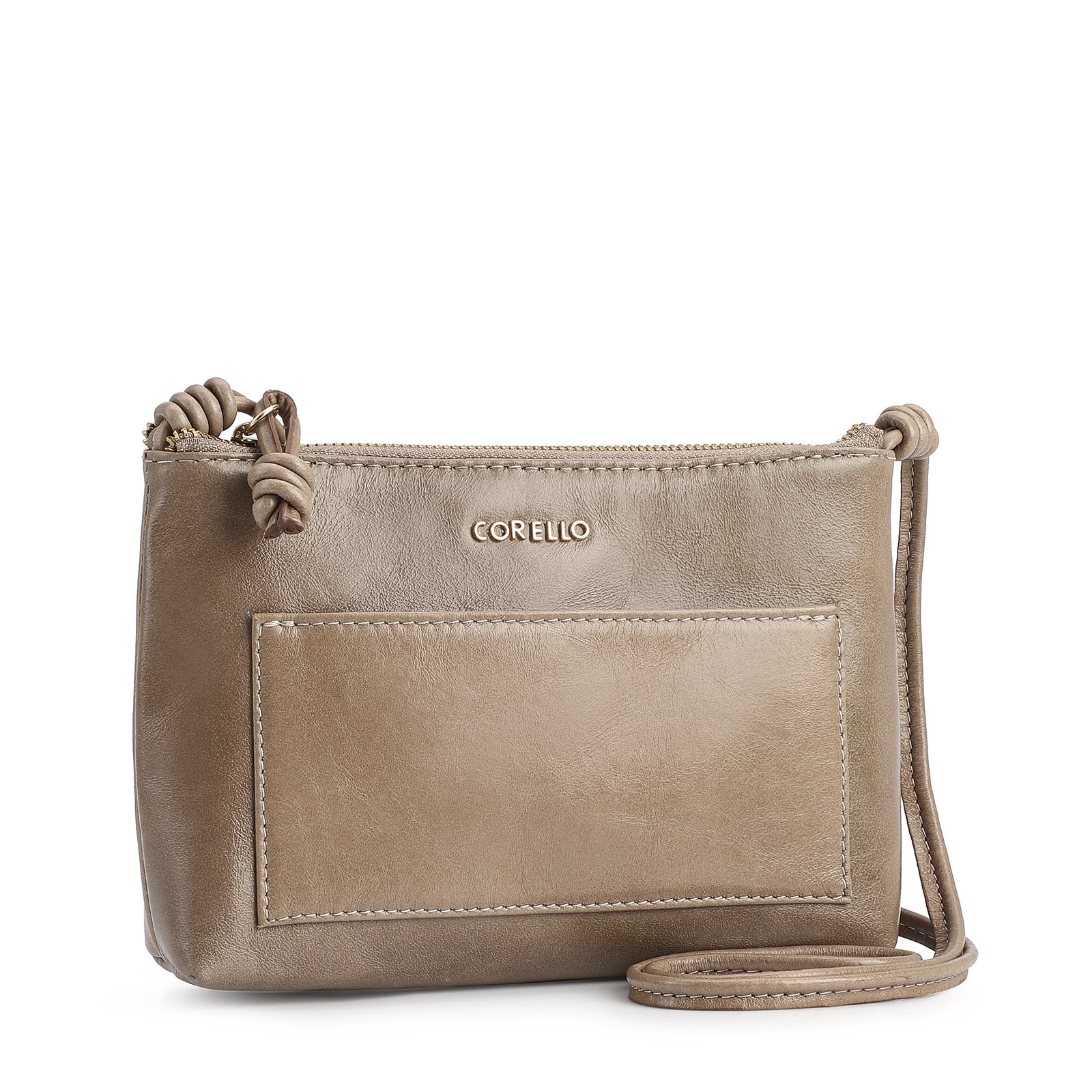 Bolsa Transversal Couro Argila