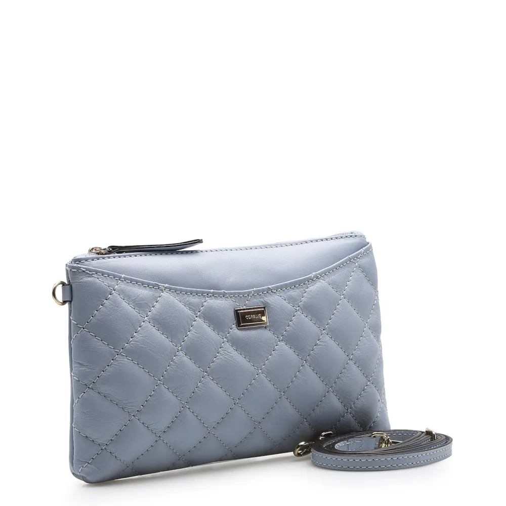 Bolsa Transversal Couro Azul - imagem 2