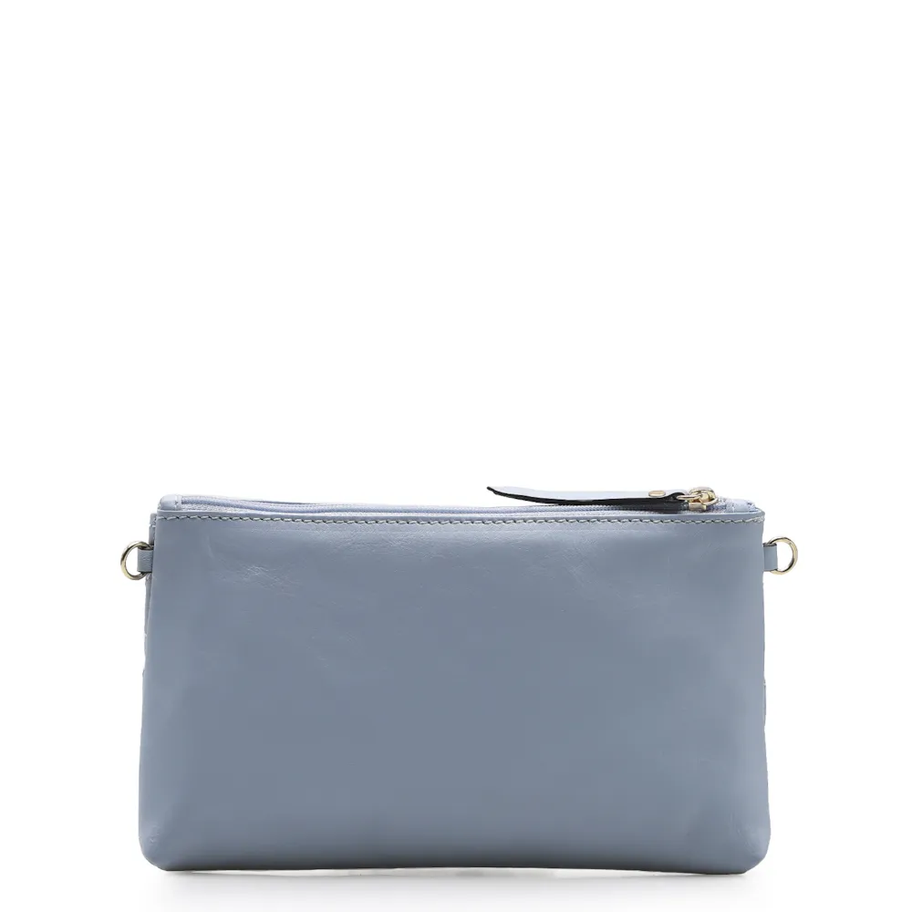 Bolsa Transversal Couro Azul - imagem 3