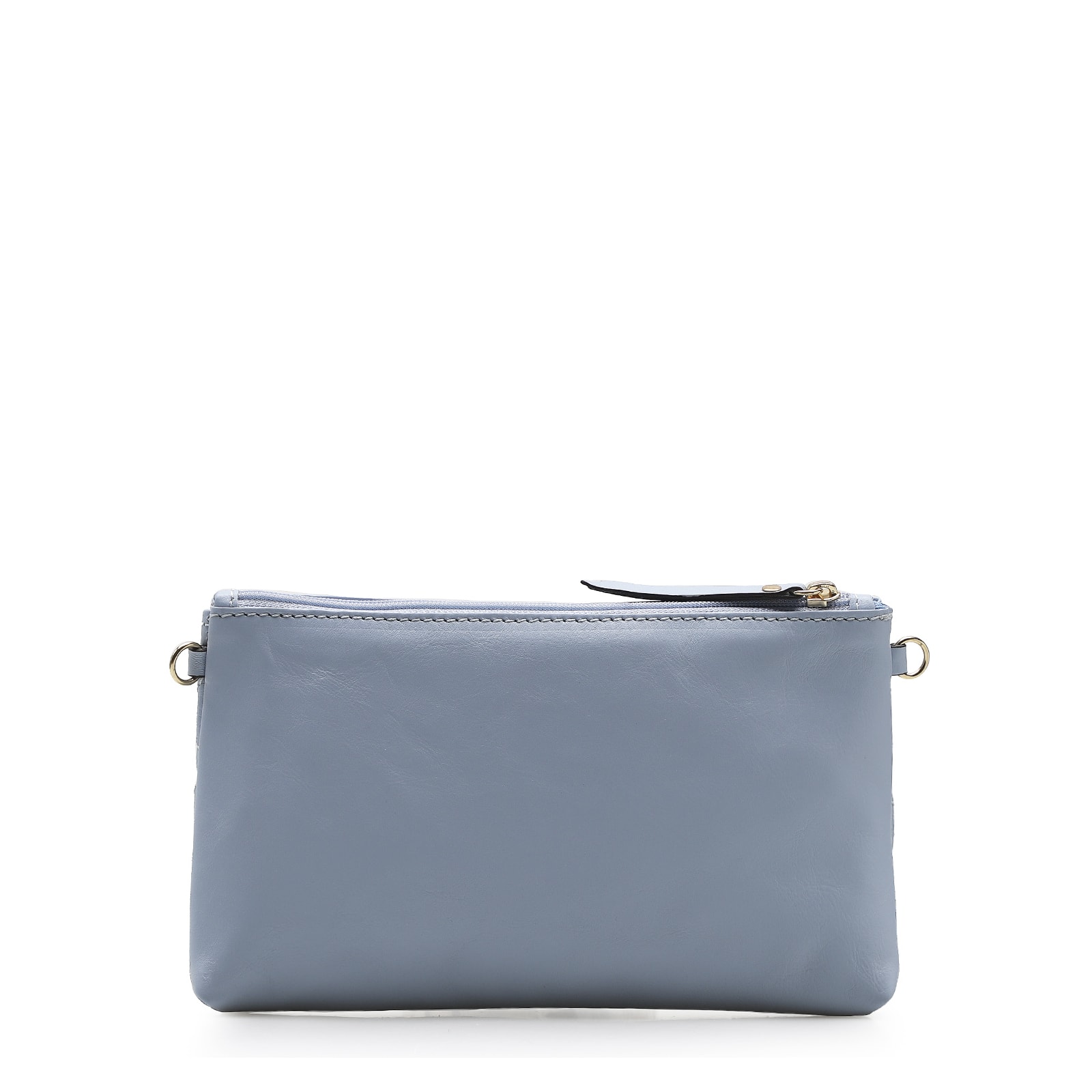 Bolsa Transversal Couro Azul