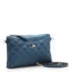 Bolsa Transversal Couro Azul - imagem 2