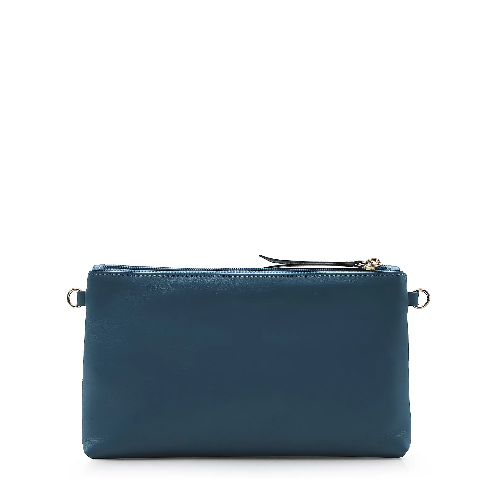 Bolsa Transversal Couro Azul