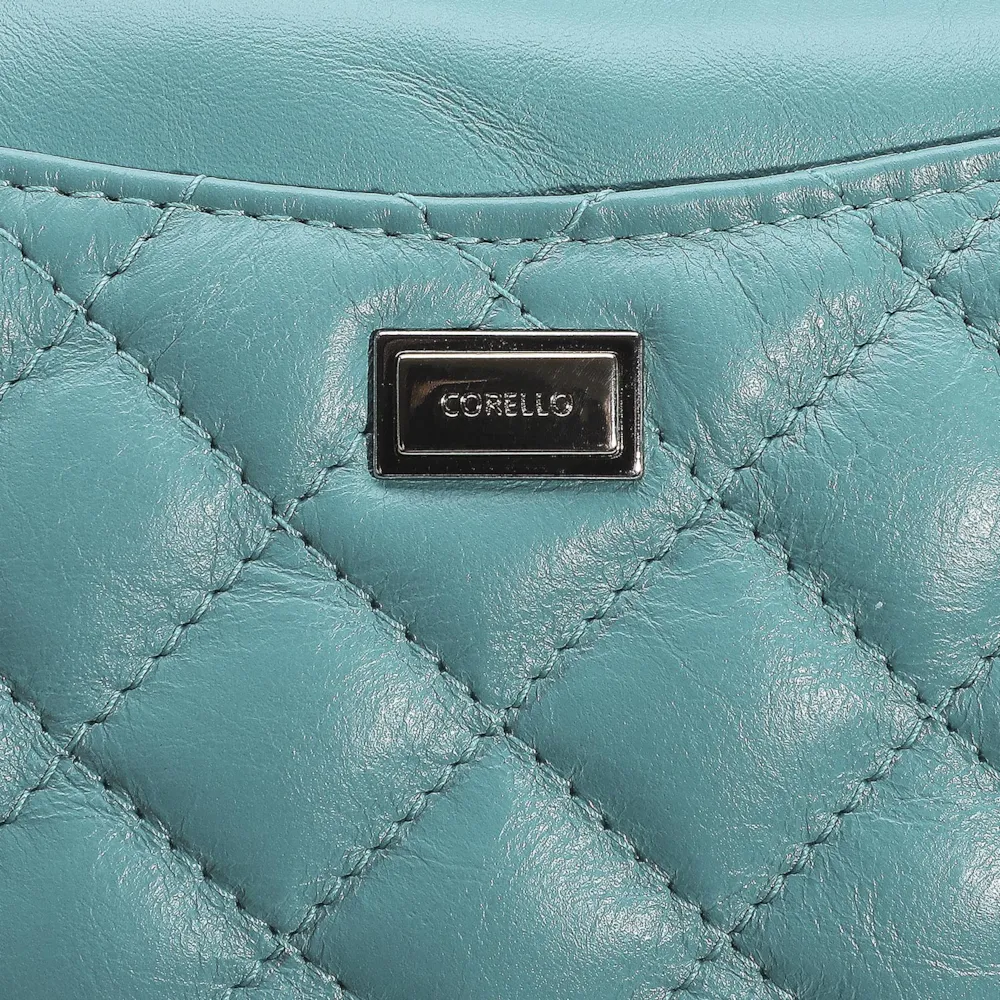 Bolsa Transversal Couro Azul - imagem 5