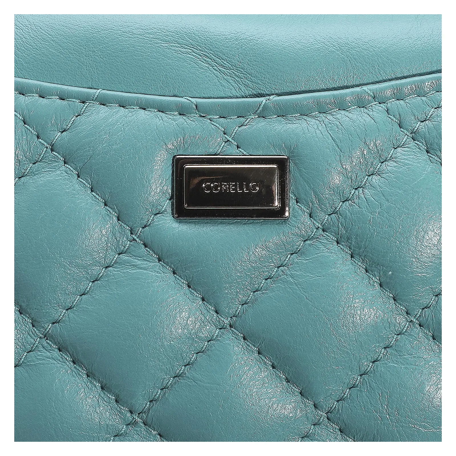 Bolsa Transversal Couro Azul