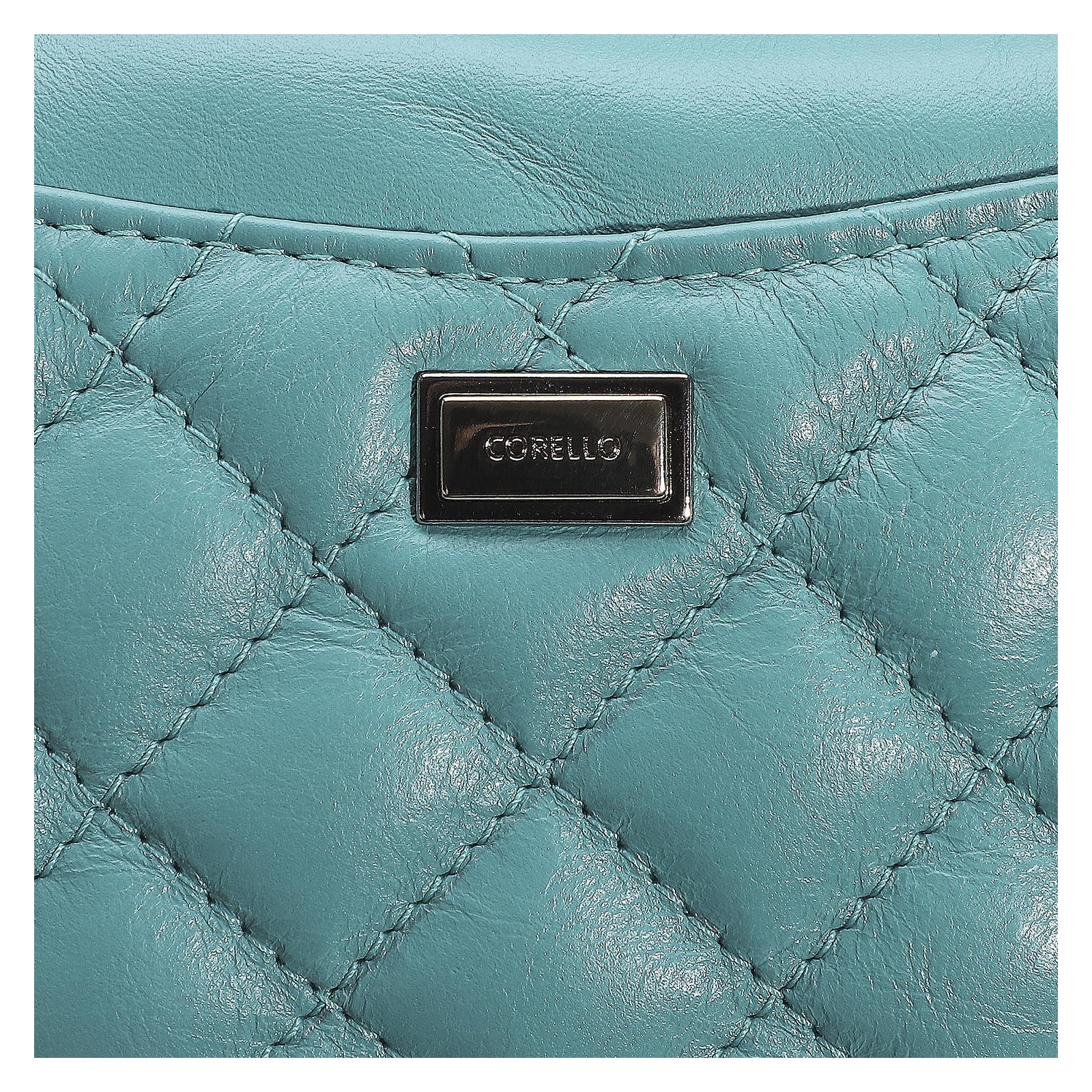 Bolsa Transversal Couro Azul