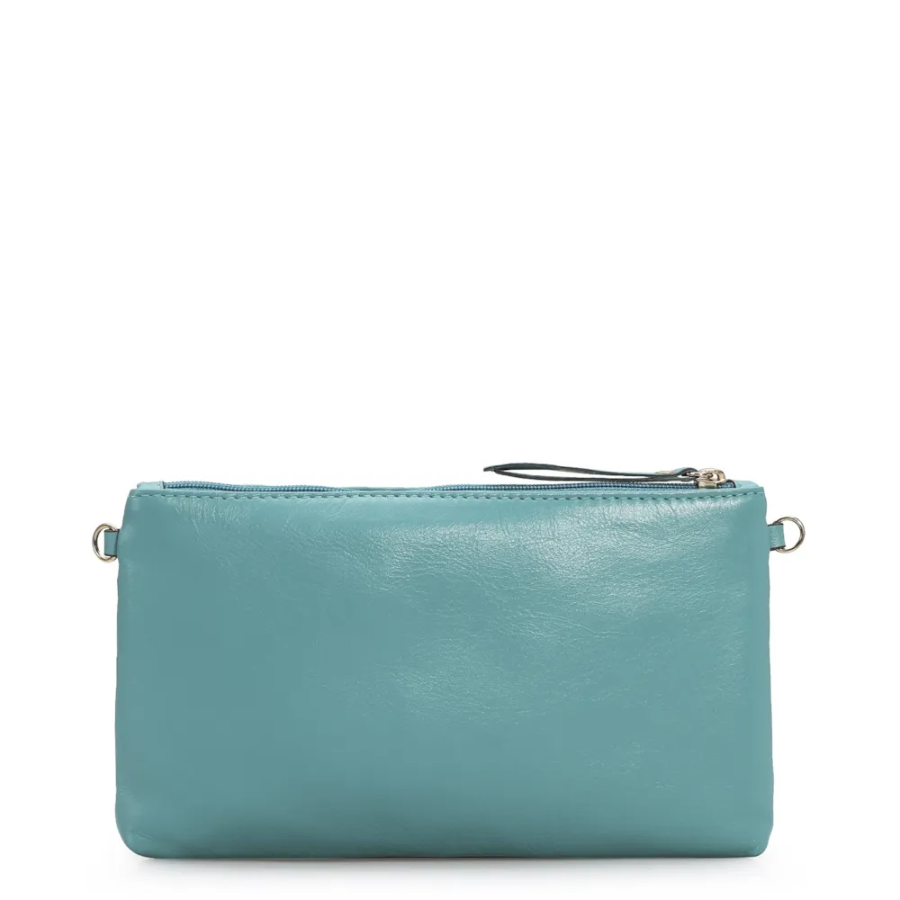 Bolsa Transversal Couro Azul - imagem 3