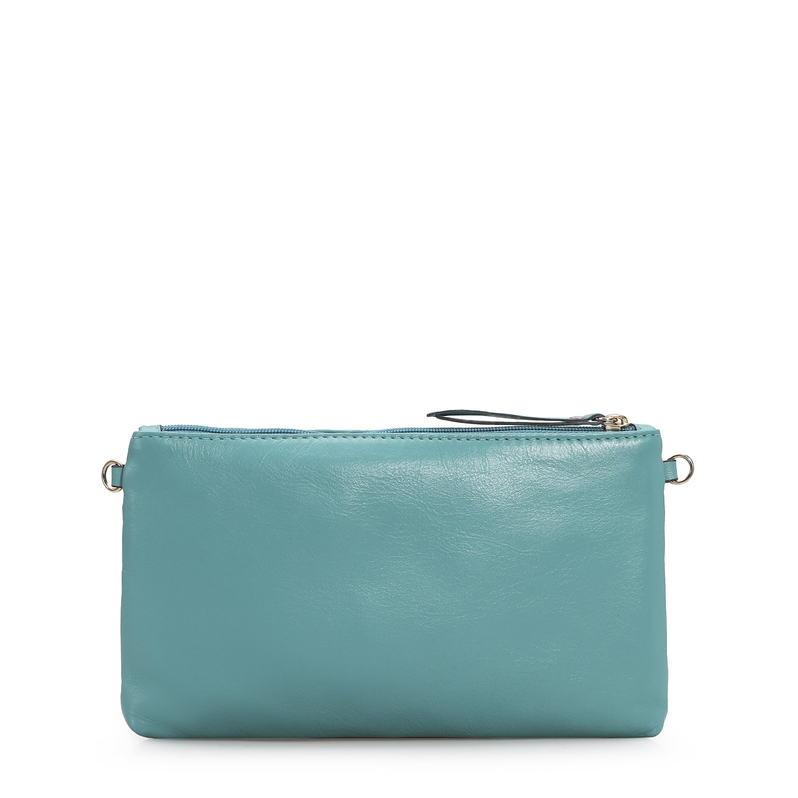 Bolsa Transversal Couro Azul