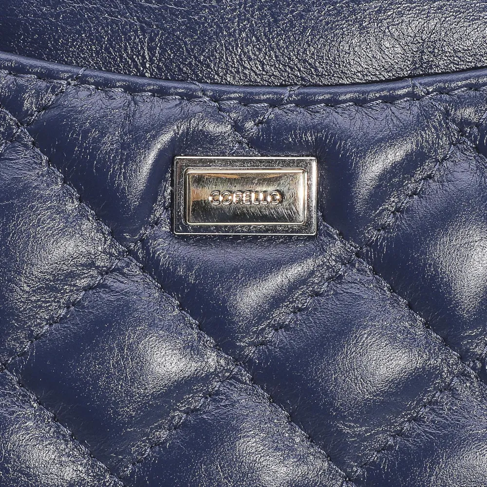 Bolsa Transversal Couro Azul - imagem 5