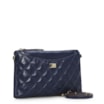 Bolsa Transversal Couro Azul - imagem 2