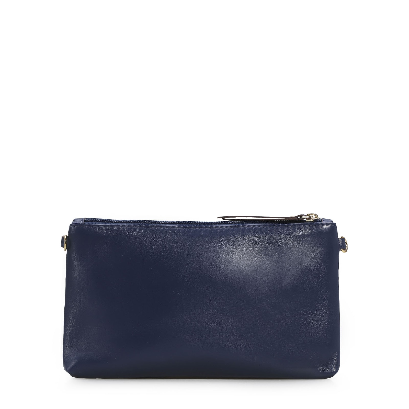 Bolsa Transversal Couro Azul