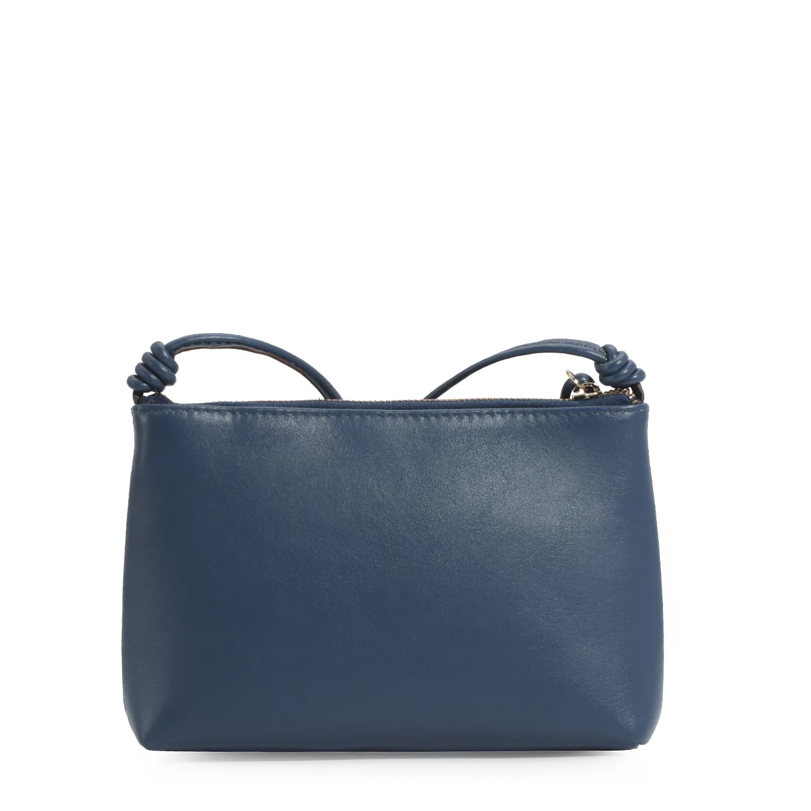 Bolsa Transversal Couro Azul