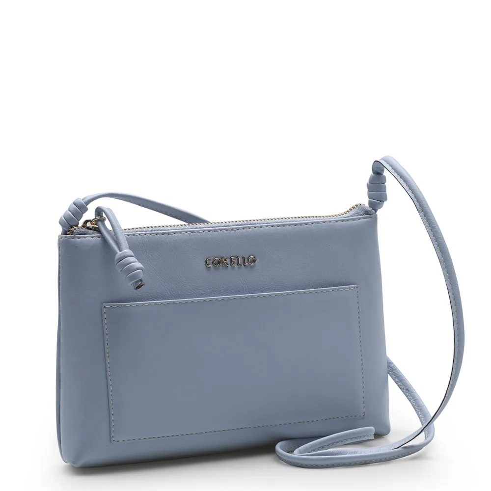 Bolsa Transversal Couro Azul - imagem 2