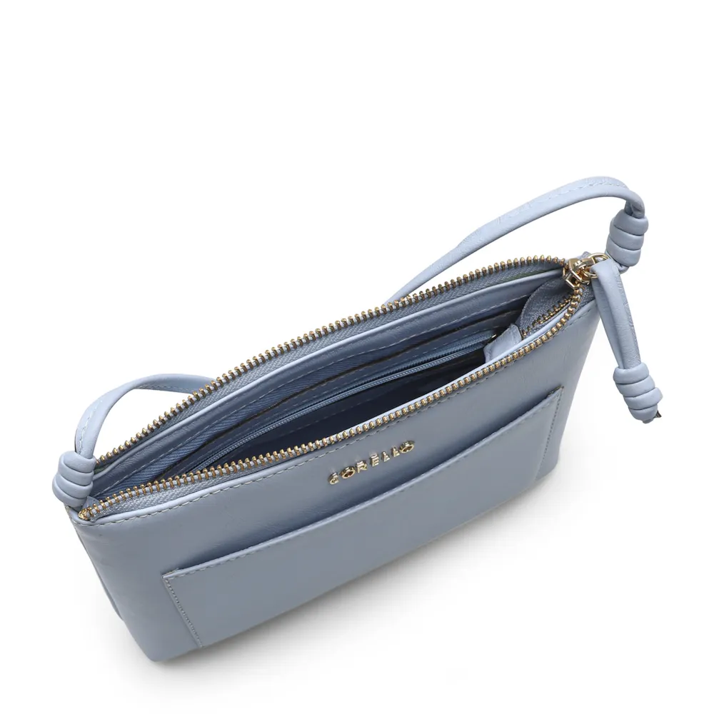Bolsa Transversal Couro Azul - imagem 4
