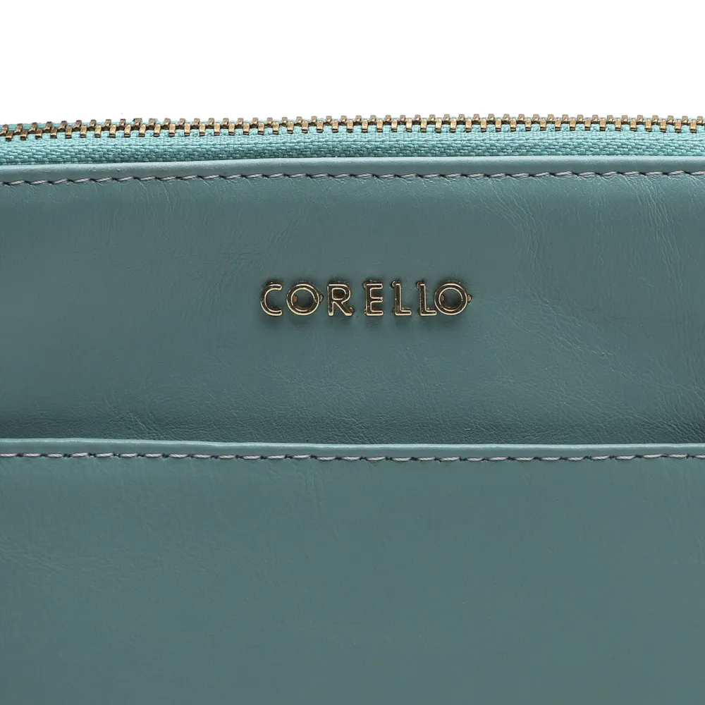 Bolsa Transversal Couro Azul - imagem 5