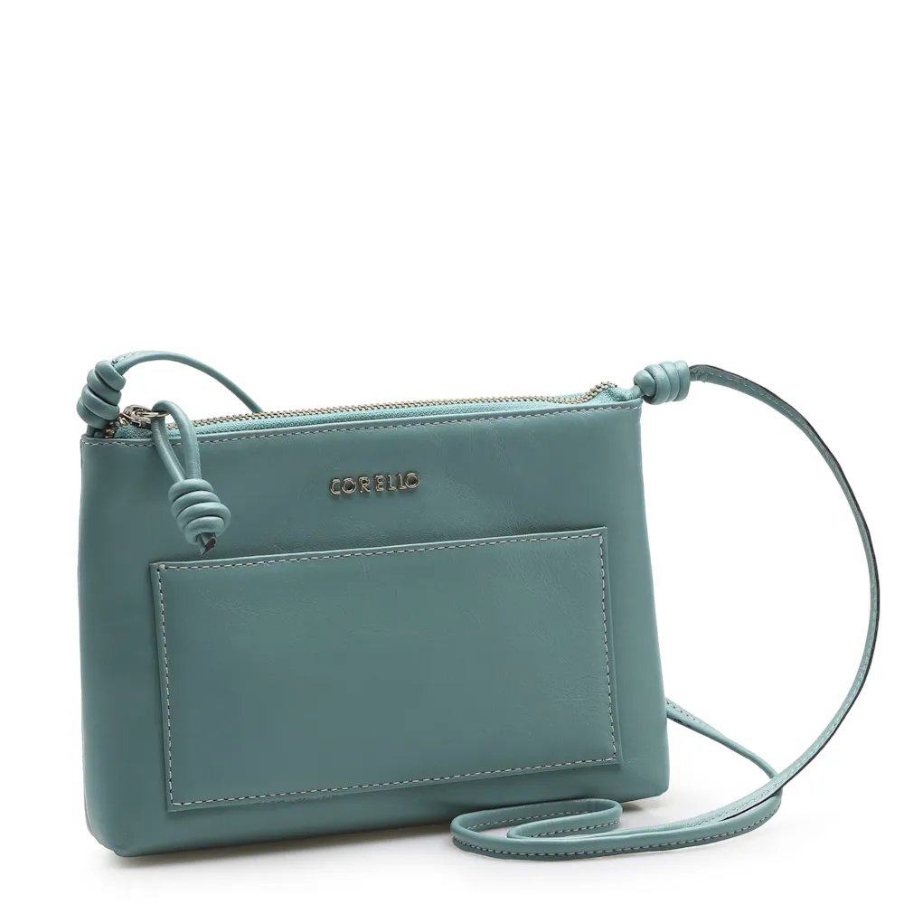 Bolsa Transversal Couro Azul - imagem 2