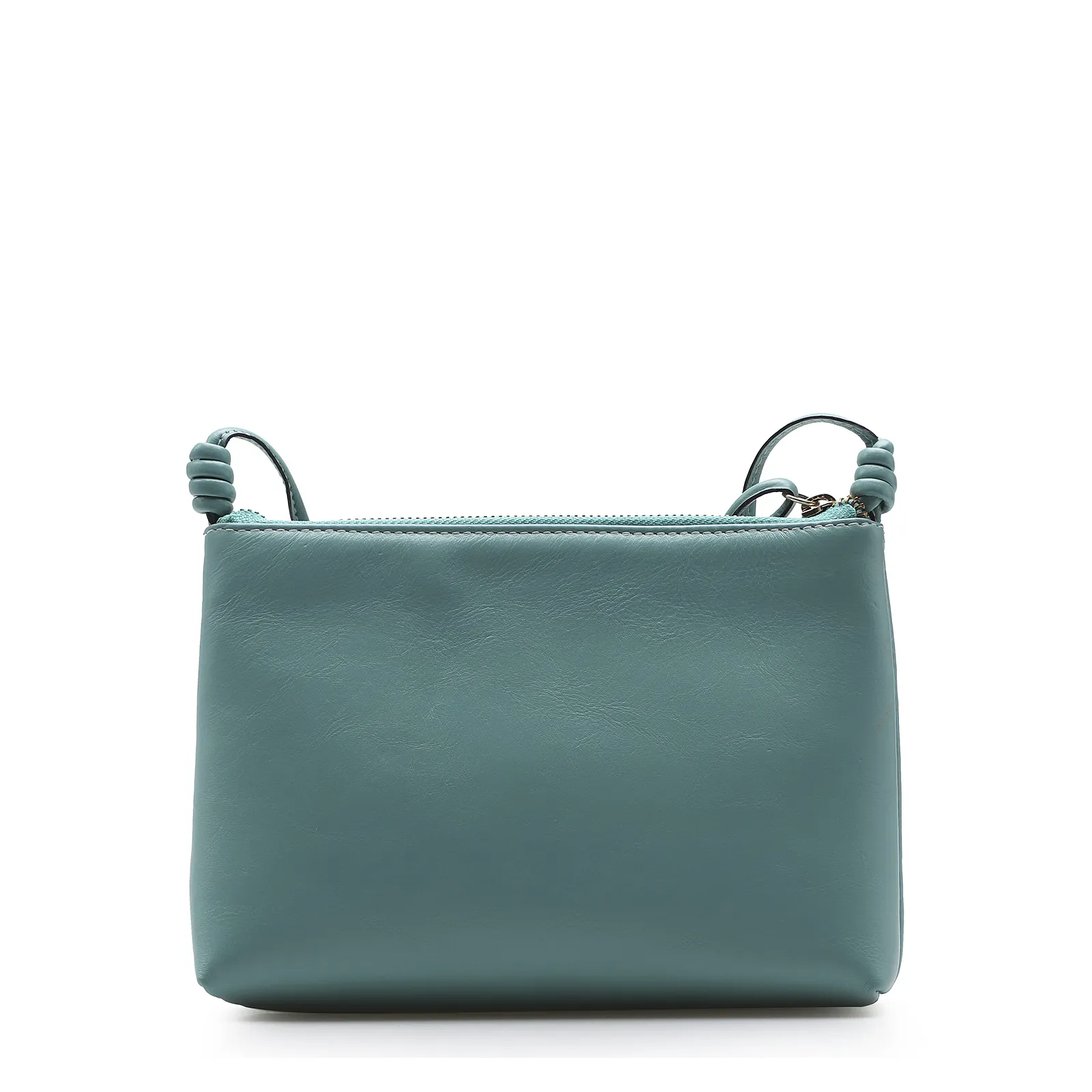 Bolsa Transversal Couro Azul