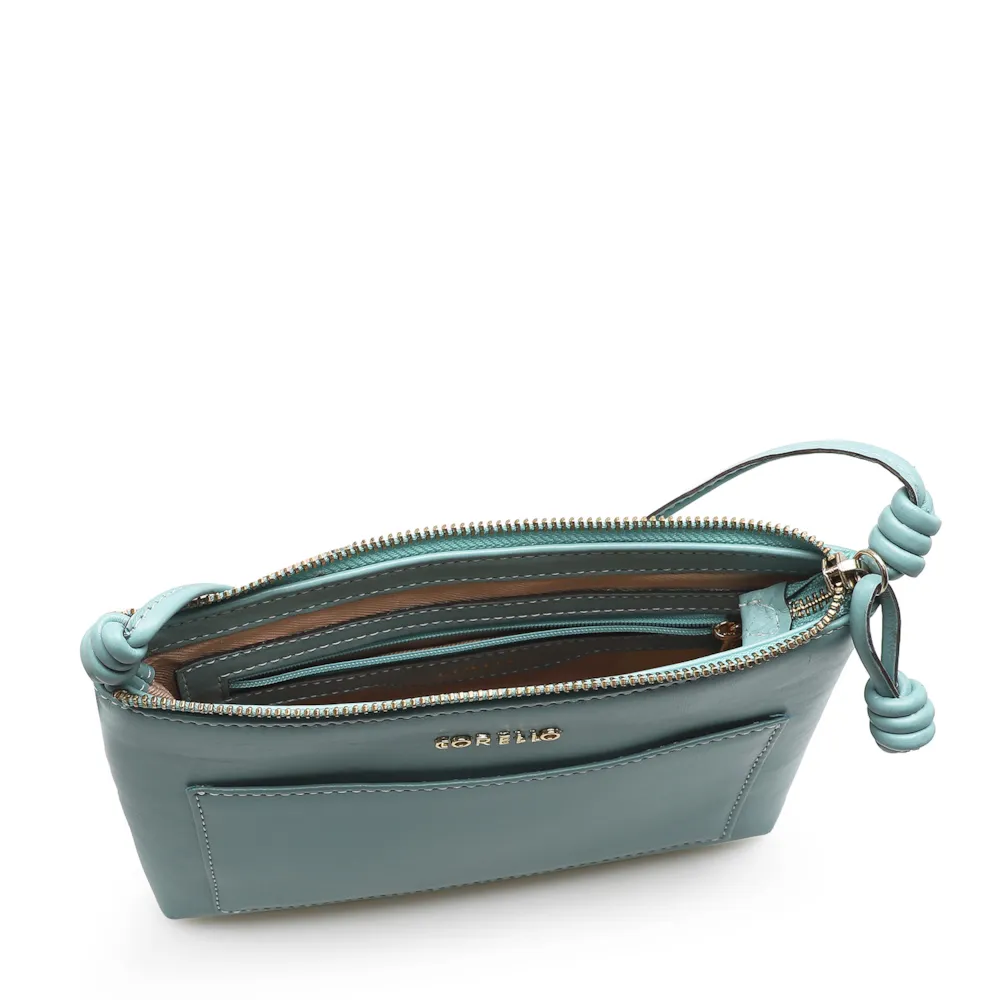 Bolsa Transversal Couro Azul - imagem 4