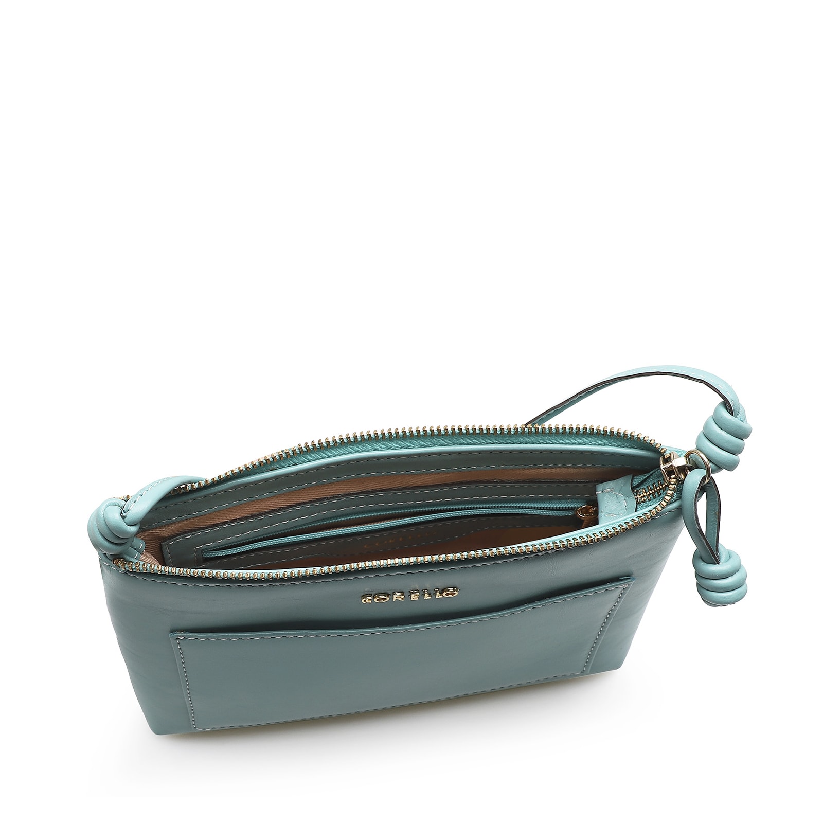 Bolsa Transversal Couro Azul