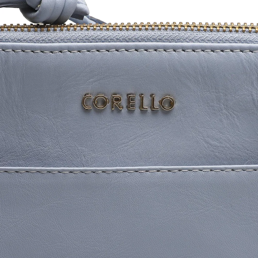 Bolsa Transversal Couro Azul - imagem 5