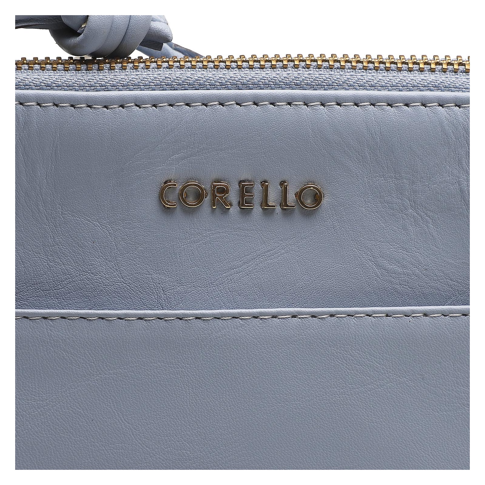 Bolsa Transversal Couro Azul