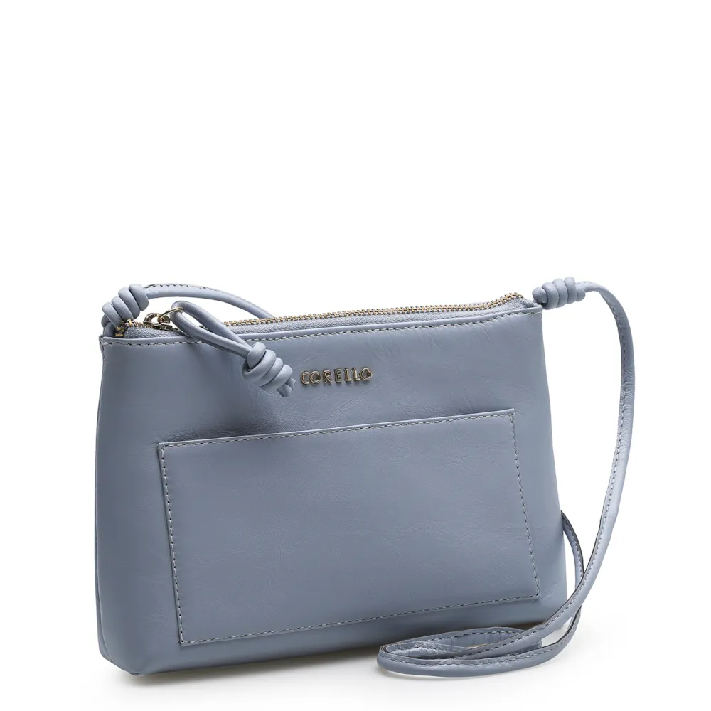 Bolsa Transversal Couro Azul - imagem 2