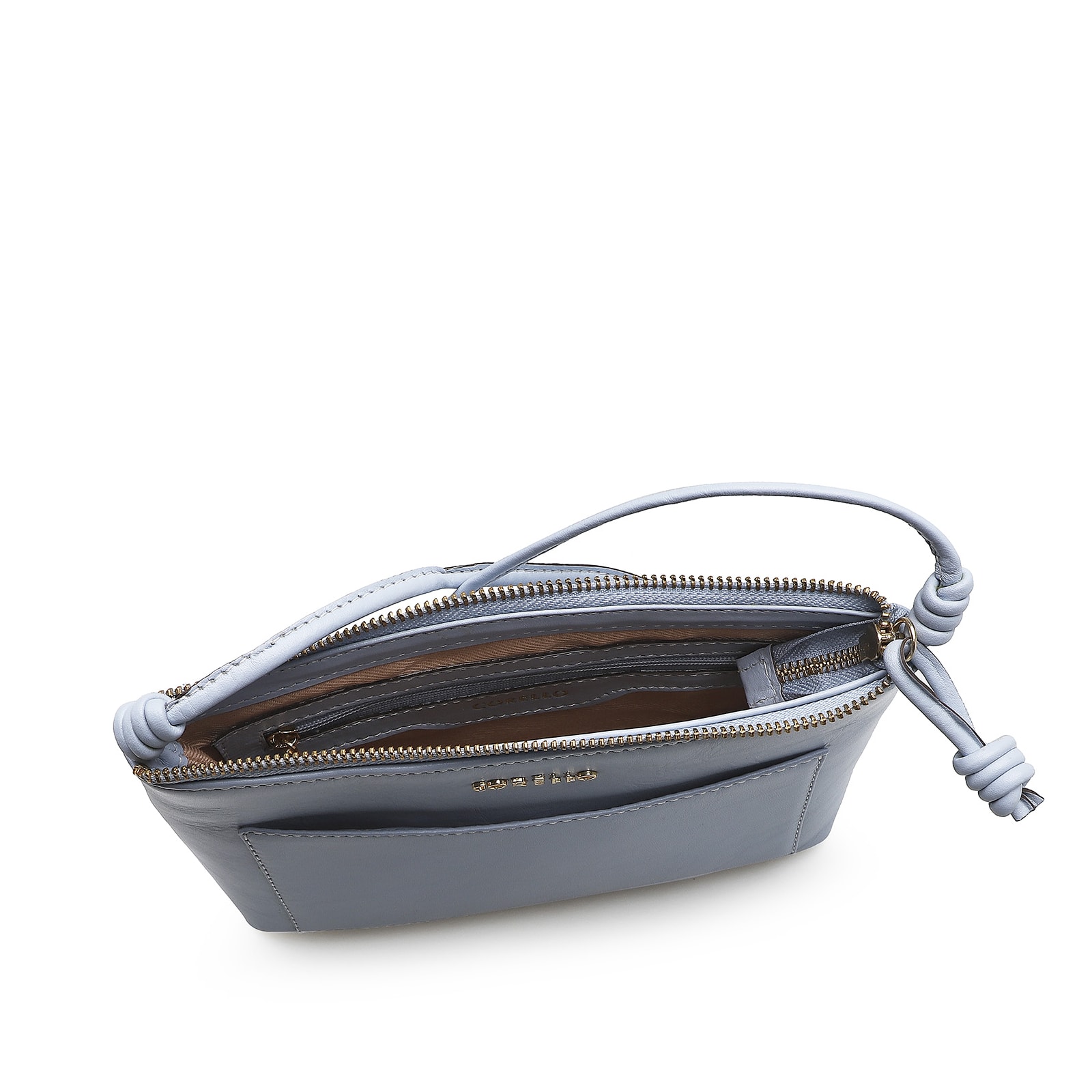 Bolsa Transversal Couro Azul