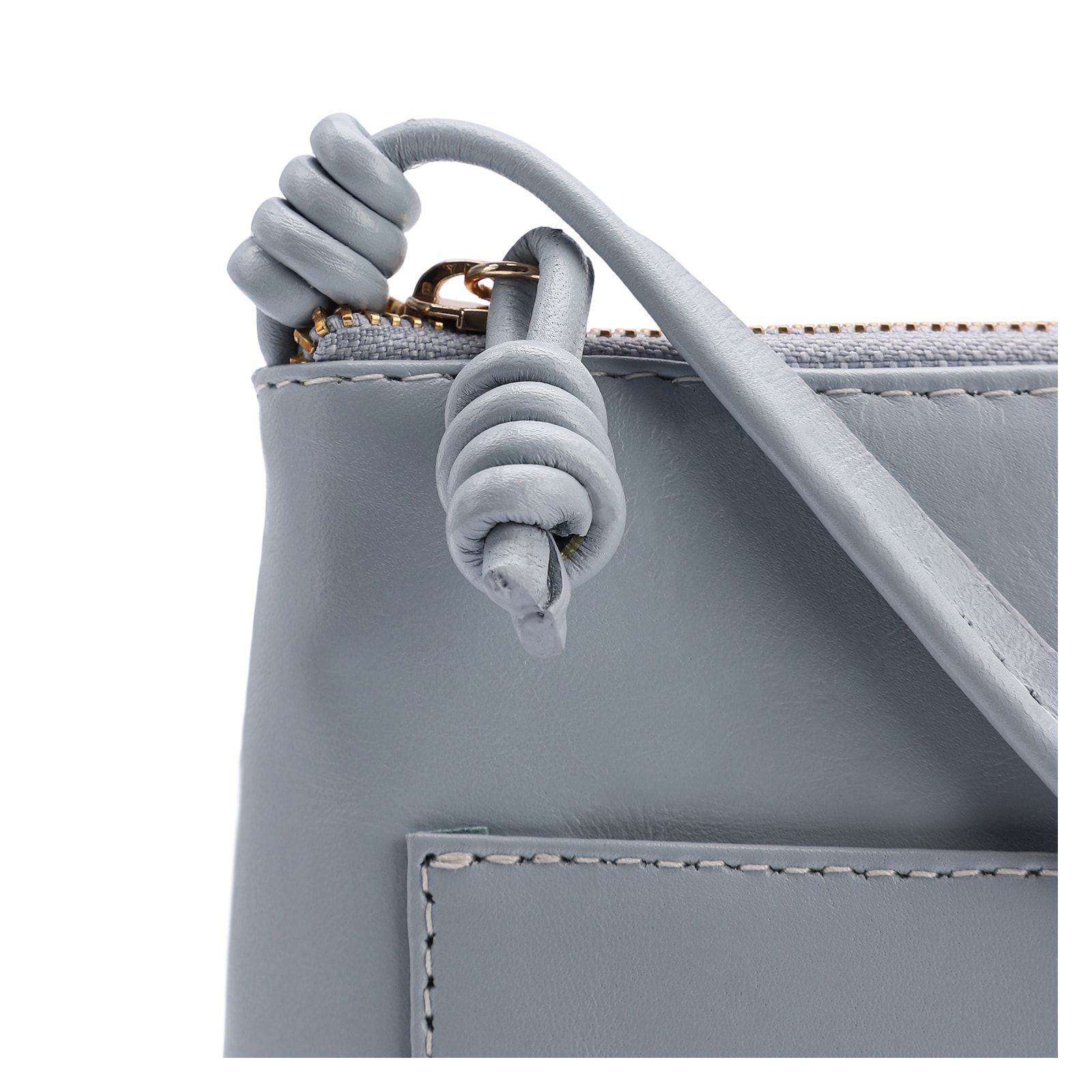 Bolsa Transversal Couro Azul