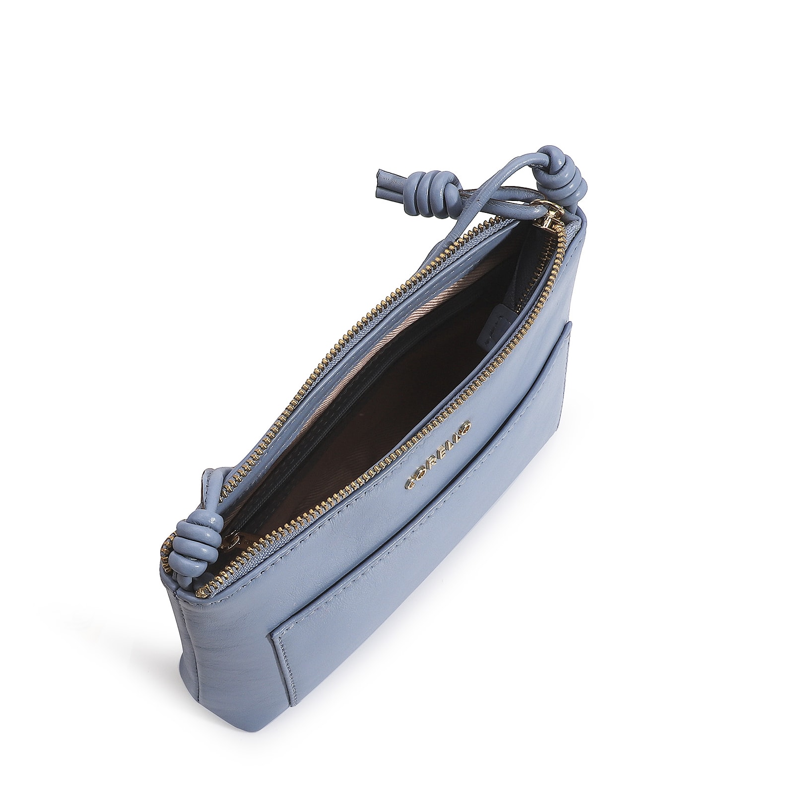 Bolsa Transversal Couro Azul