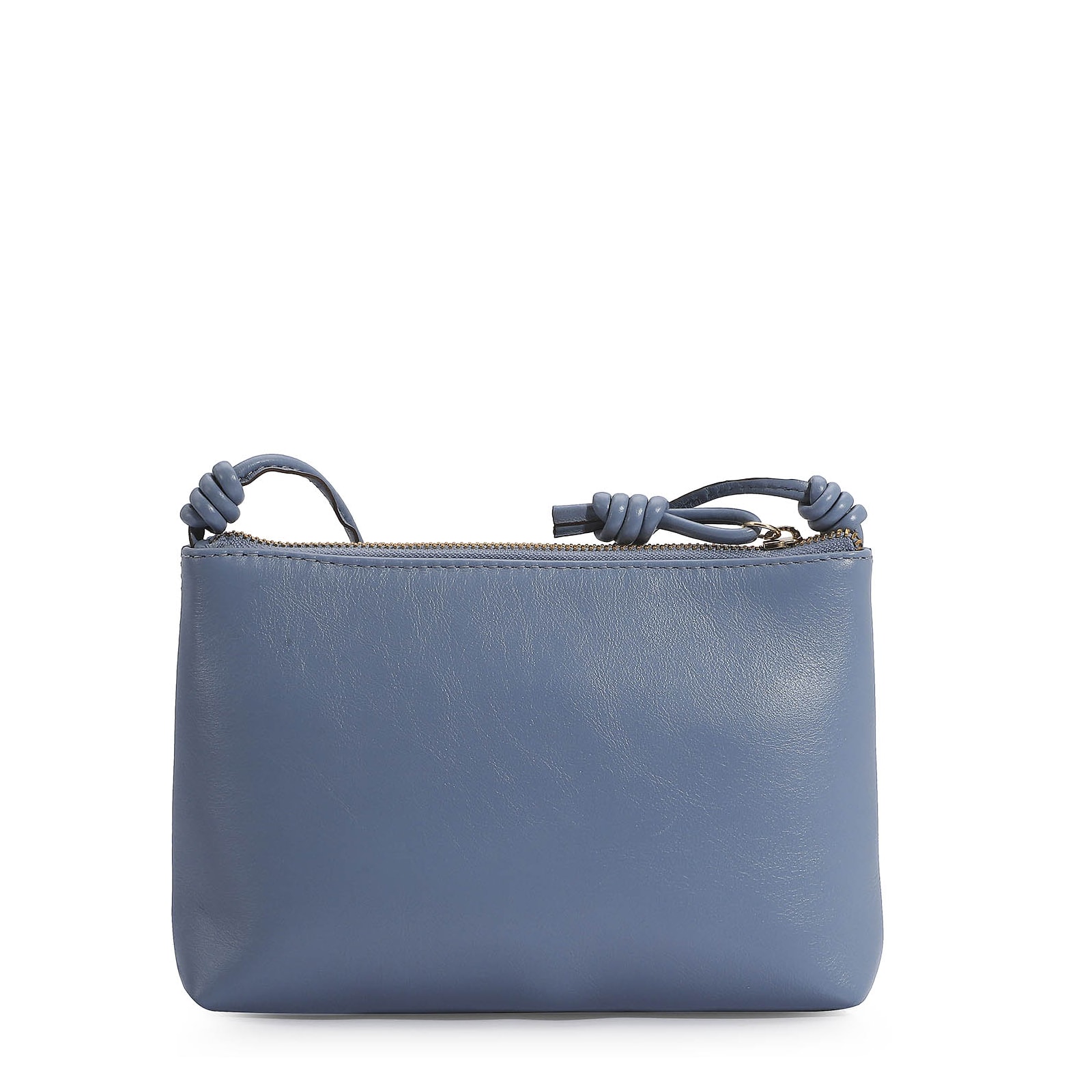 Bolsa Transversal Couro Azul