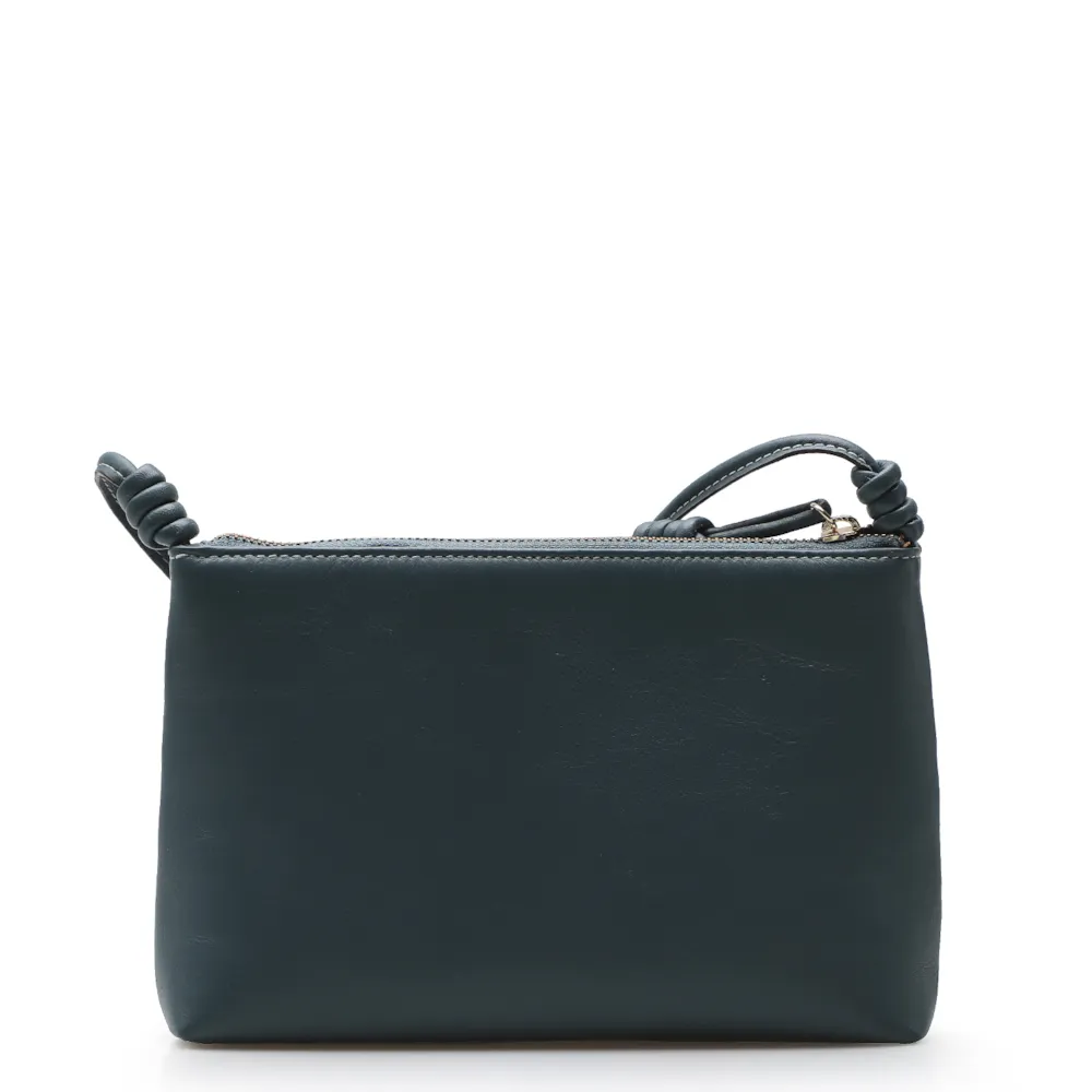 Bolsa Transversal Couro Azul - imagem 3