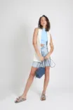 Bolsa Transversal Couro Azul - imagem 2