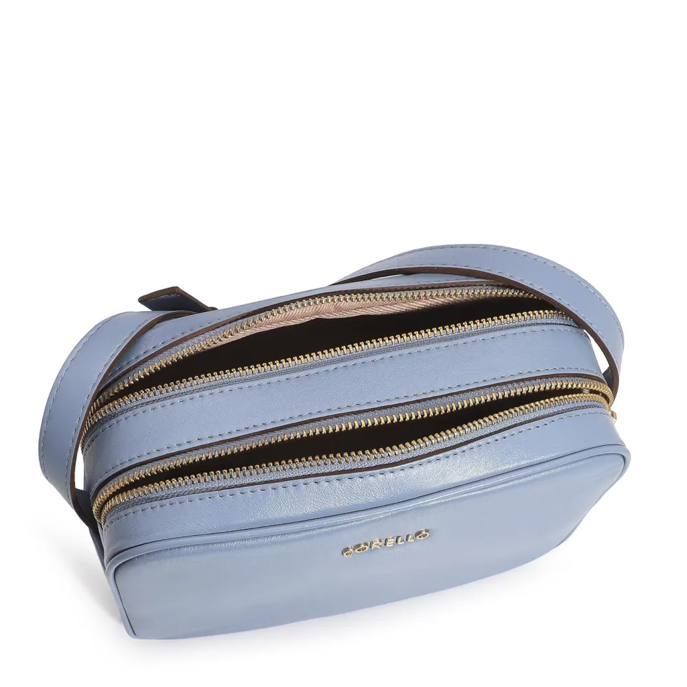 Bolsa Transversal Couro Azul - imagem 5