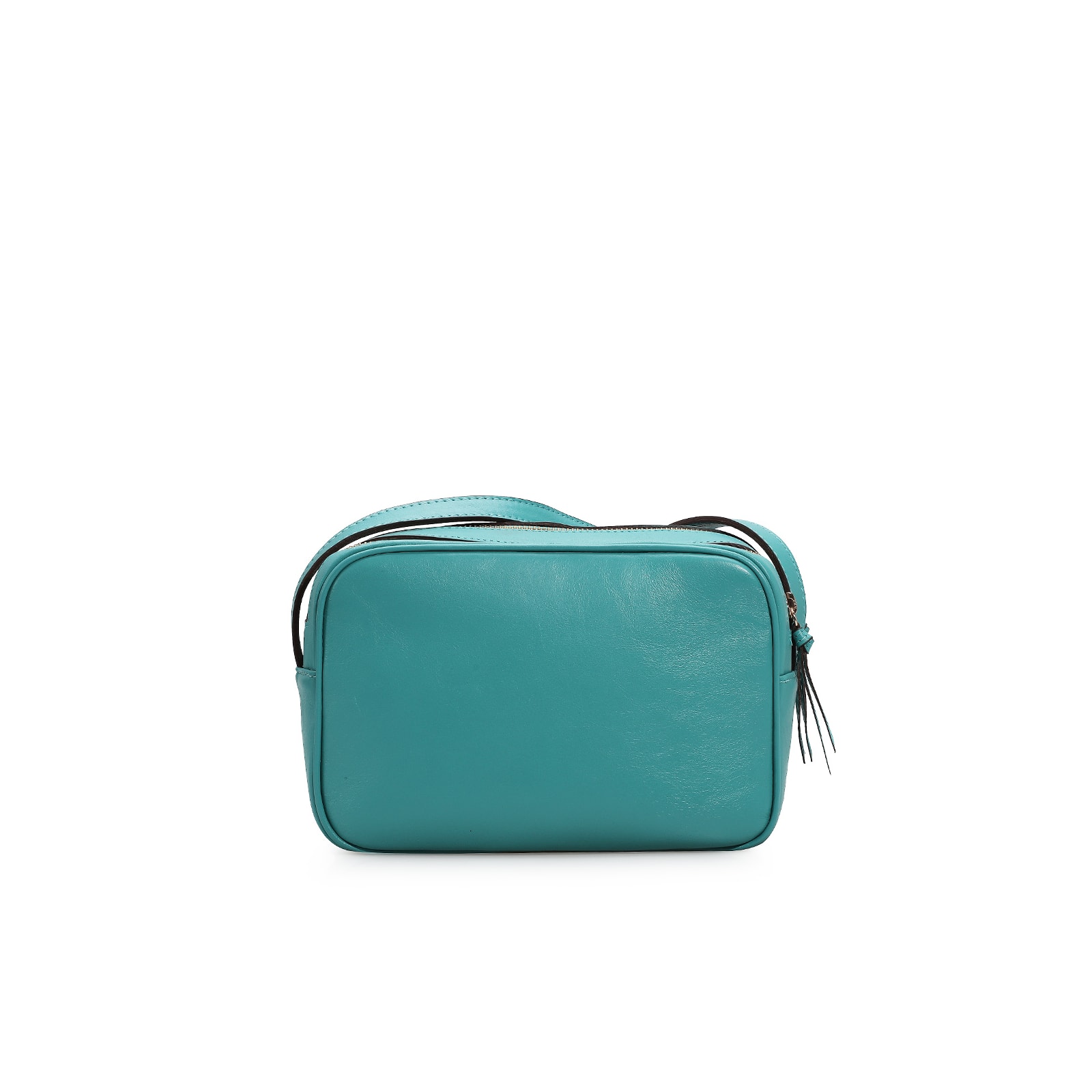 Bolsa Transversal Couro Azul