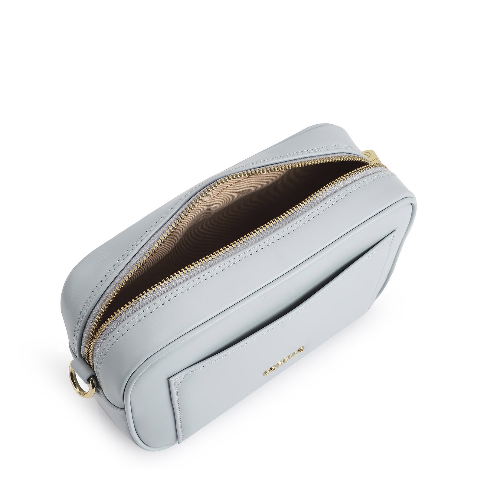 Bolsa Transversal Couro Azul