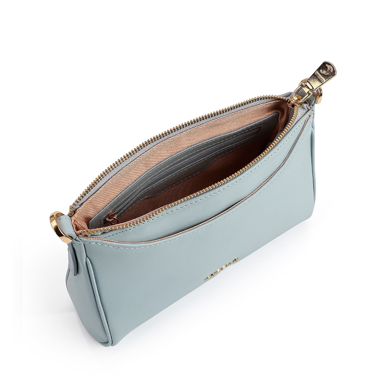 Bolsa Transversal Couro Azul