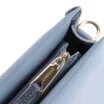 Bolsa Transversal Couro Azul - imagem 5