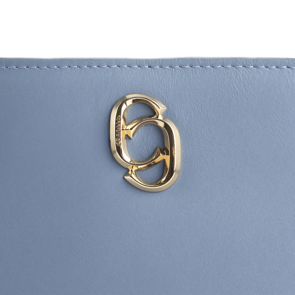 Bolsa Transversal Couro Azul - imagem 6