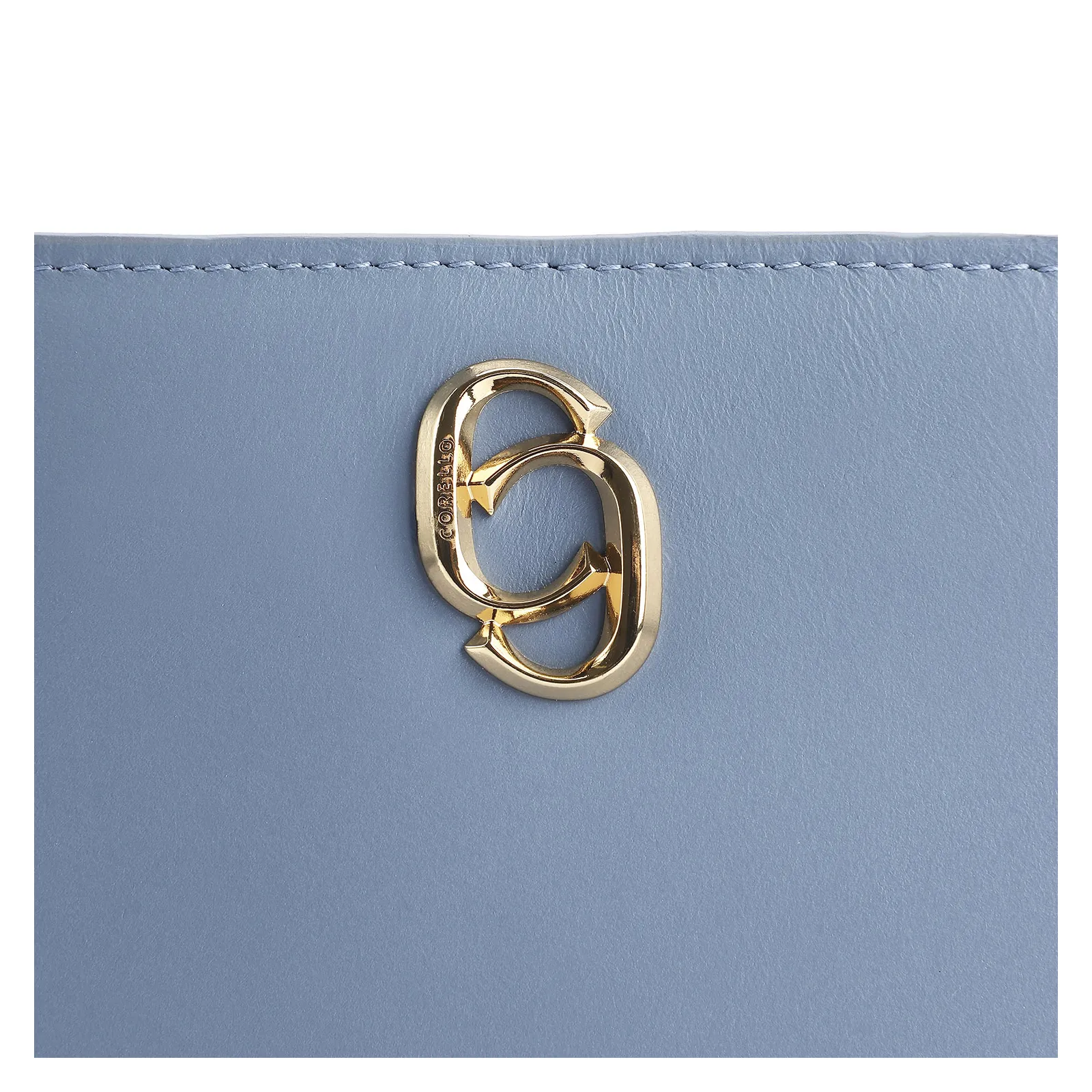 Bolsa Transversal Couro Azul