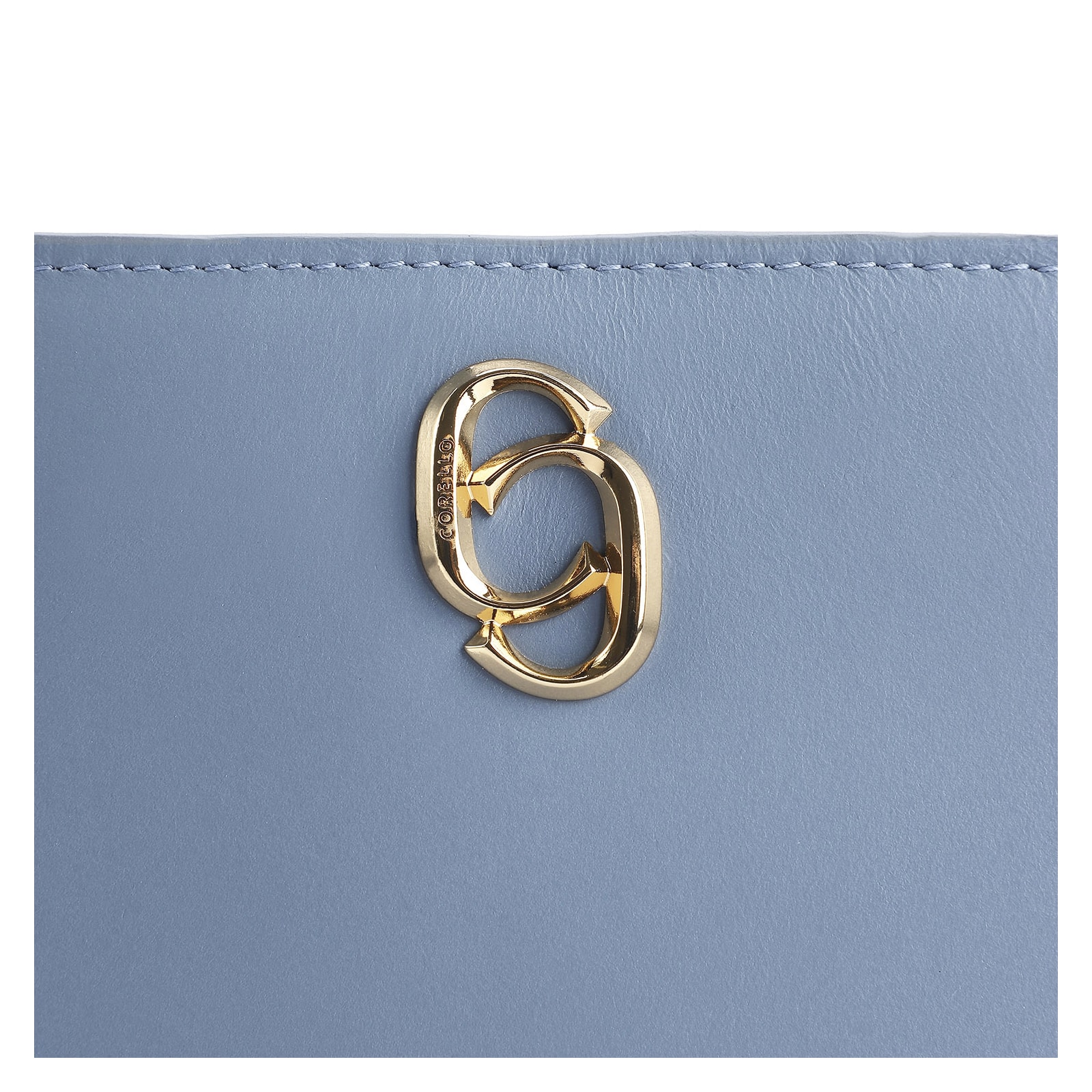 Bolsa Transversal Couro Azul